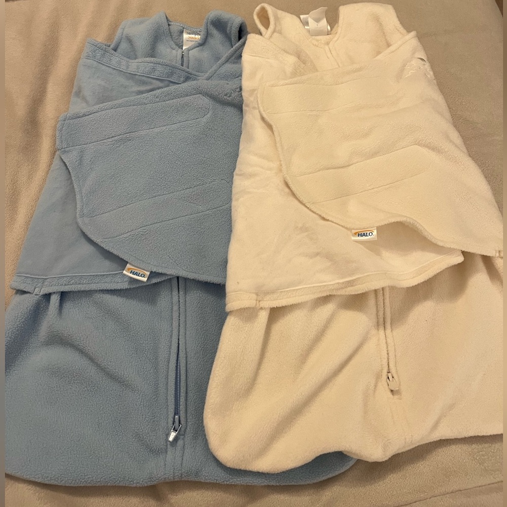 Newborn fleece sleepsack swaddle wrap